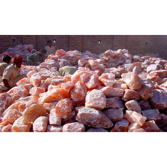 Kristallsalz Himalaya rosa gemahlen, nicht raffiniert, im Beutel, gross, 1KG | Salz | Madal Bal