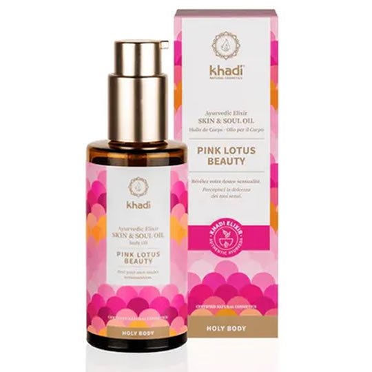 Ayurvedisches Elixier Haut & Seele Körperöl Pink Lotus Beauty, 100ml | Körperpflege | Khadi Natural