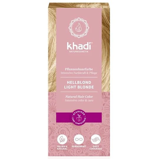 Pflanzenhaarfarbe Hellblond, 100gr | Haarfärbemittel | Khadi Natural