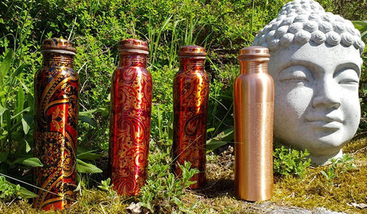 Echte Ayurveda Kupferflaschen - Ayurveda Paradies Schweiz