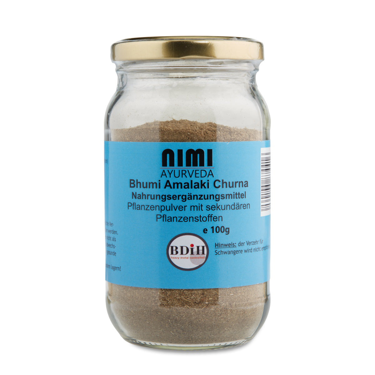 Bhumi Amalaki Premium Churna, 100gr jar