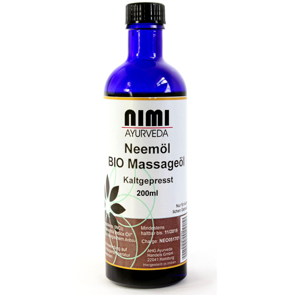 Nimi Neemöl Bio Massageöl, 200 ml