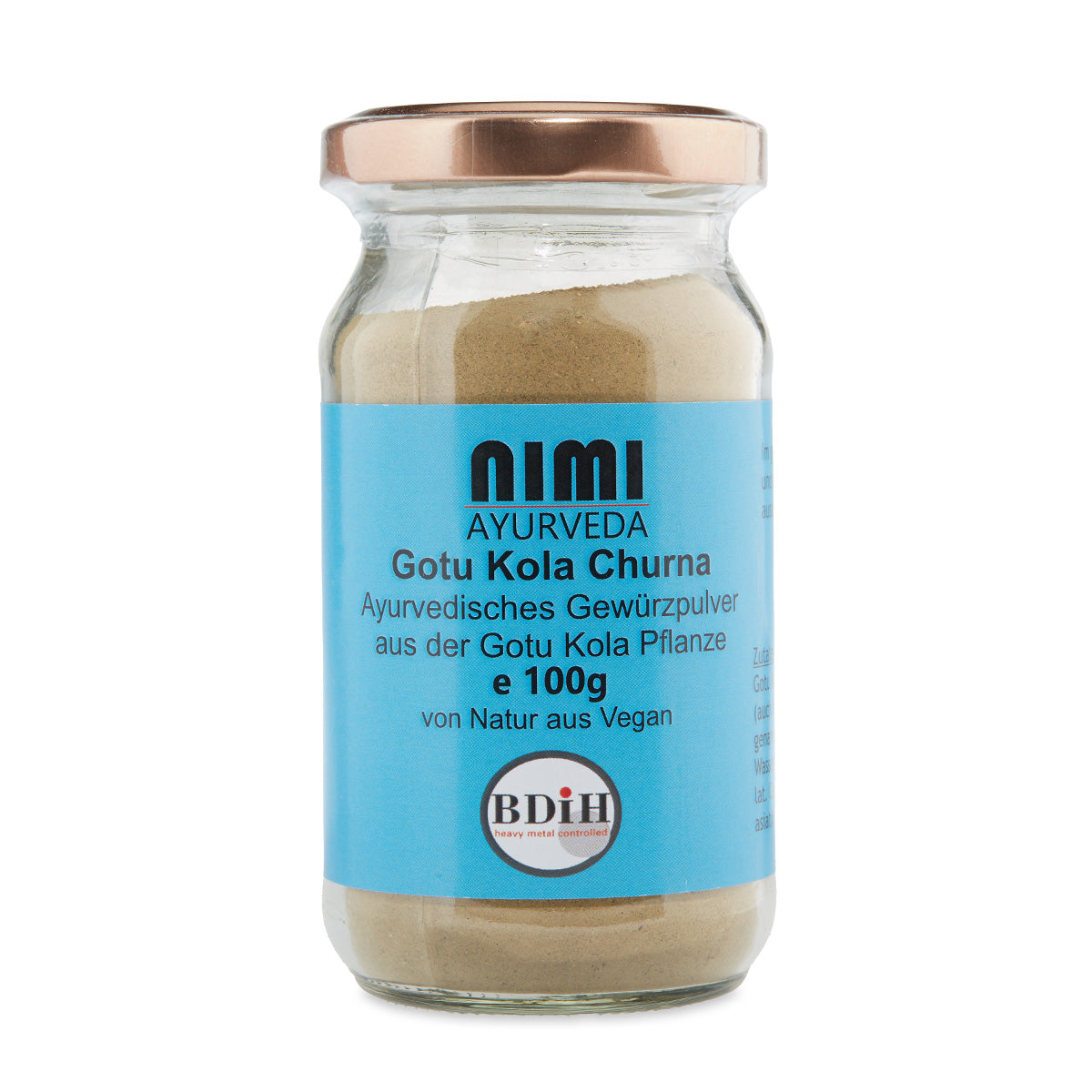 Nimi Gotu Kola Churna (Centella Asiatica), 100 gr.  (MHD 31.03.2026)