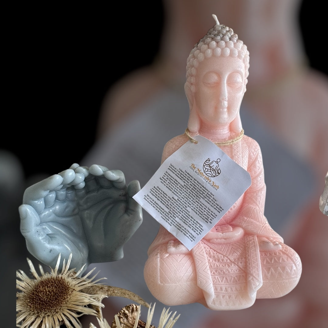 The Mahendra Nath "Buddha-Kerze"  Einzelstück No. 001/001:  Farbe Rosa