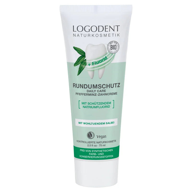 LOGONA organic toothpaste all-round protection peppermint, 75ml