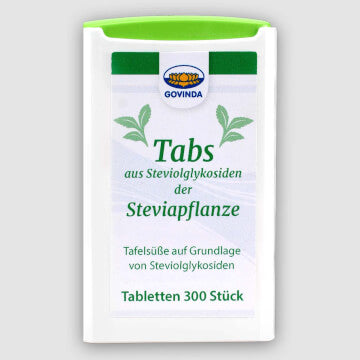 Stevia-Tabs Govinda, 18 g (300 Tabletten)