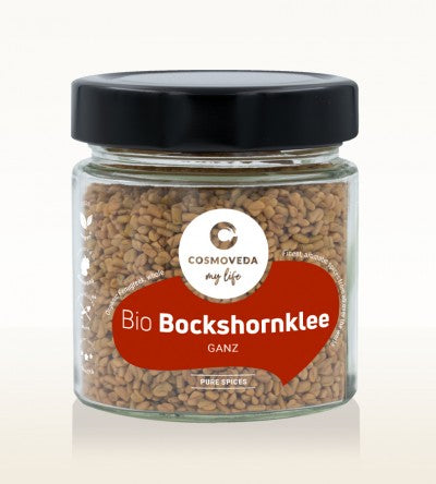 Fenugrec en verre, entier ou moulu, bio 130g/90g