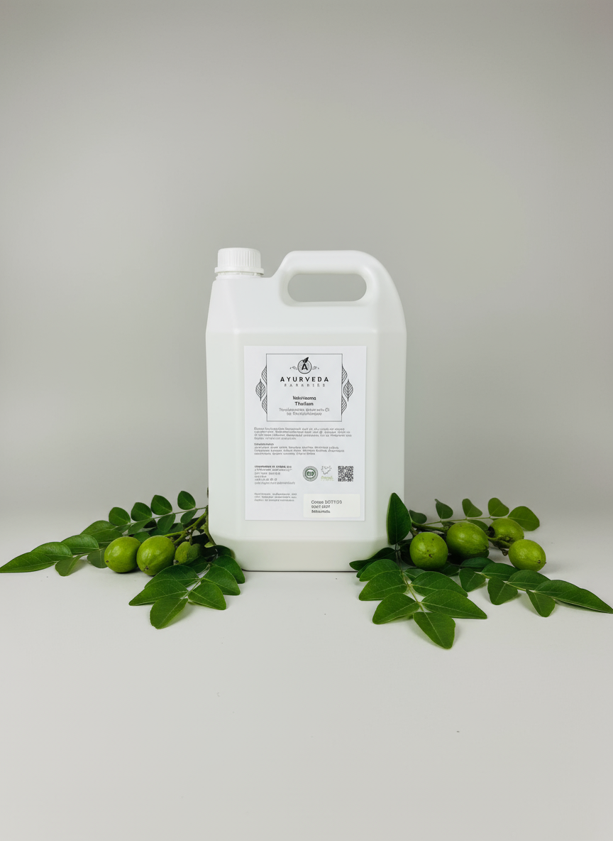 Huile de massage ayurvédique Premium Murivenna, 5 litres