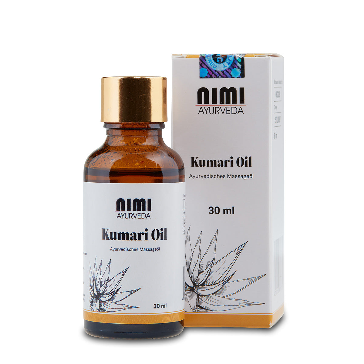 Nimi Kumari Thailam Rezeptur 2, Ayurveda Frauenmassageöl 30ml