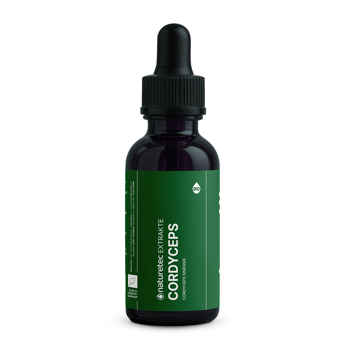 naturetec Cordyceps Extrakt Bio, Glasflasche 30 ml