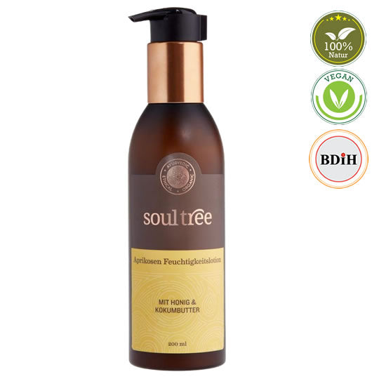 Soultree Aprikosen Feuchtigkeitslotion, 200ml