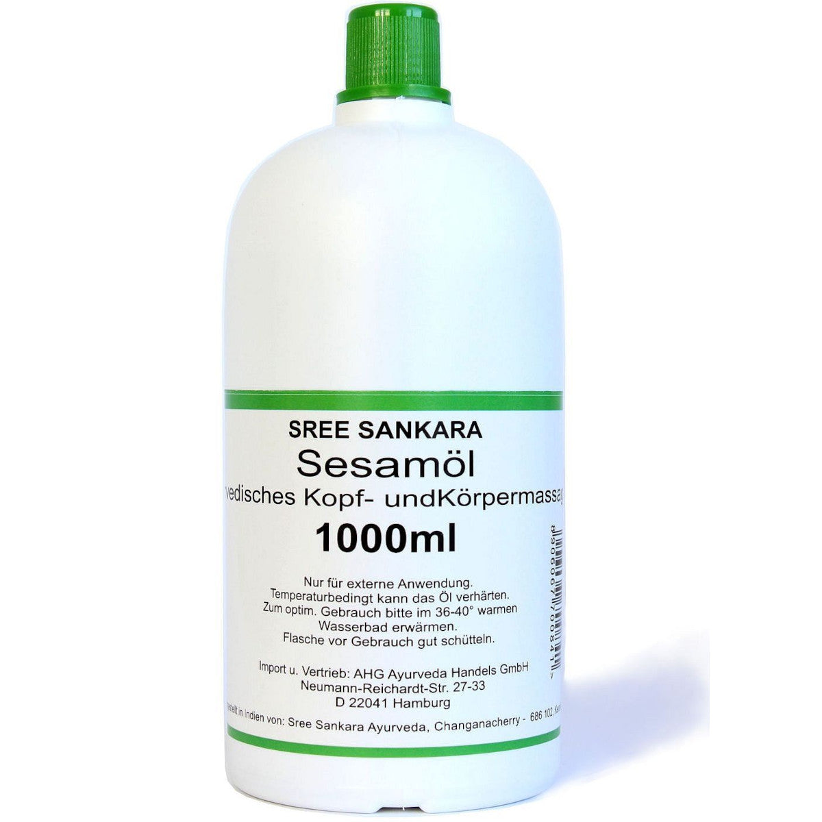 Sree Sankara Sesamöl weiss, 1000 ml